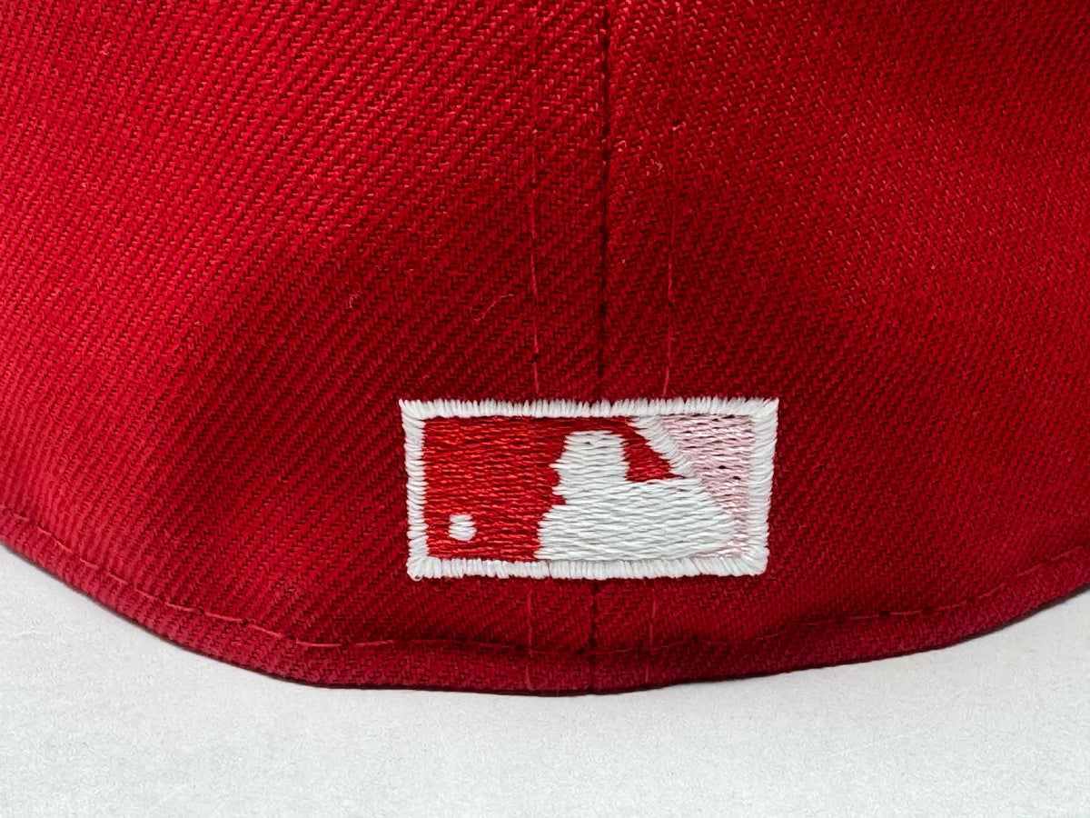 New York Yankees 1999 World Series "Cherry Blossom pack" Fitted Hat-Red