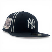 New York Yankees Subway Series "Double Piping" Fitted Hat-Navy