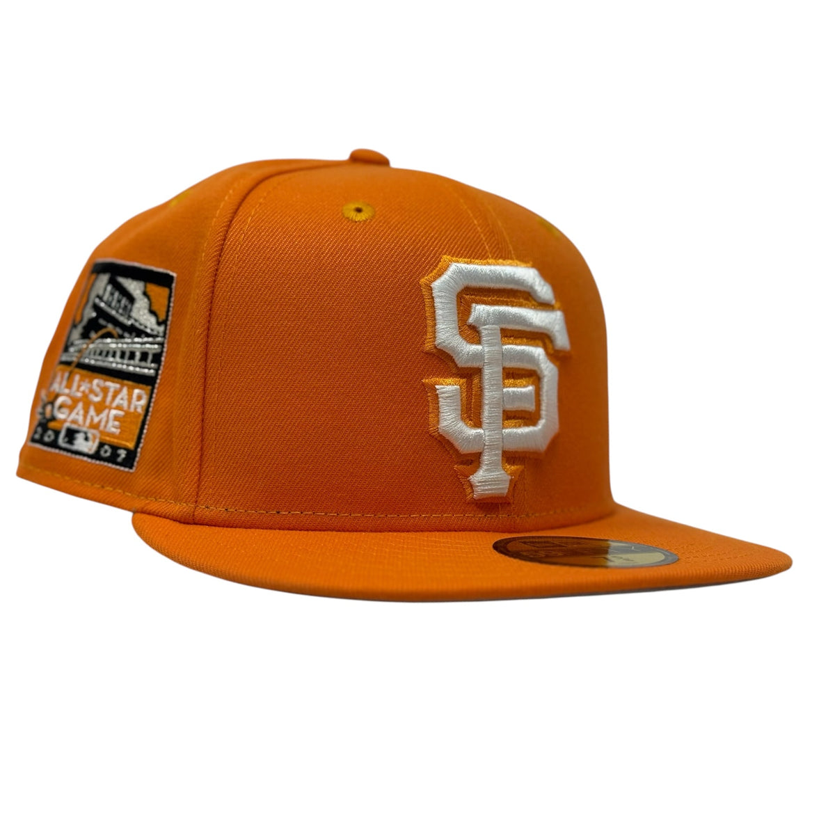 San Francisco Giants 2007 All Star Game Fitted Hats to Match Orange Citrus