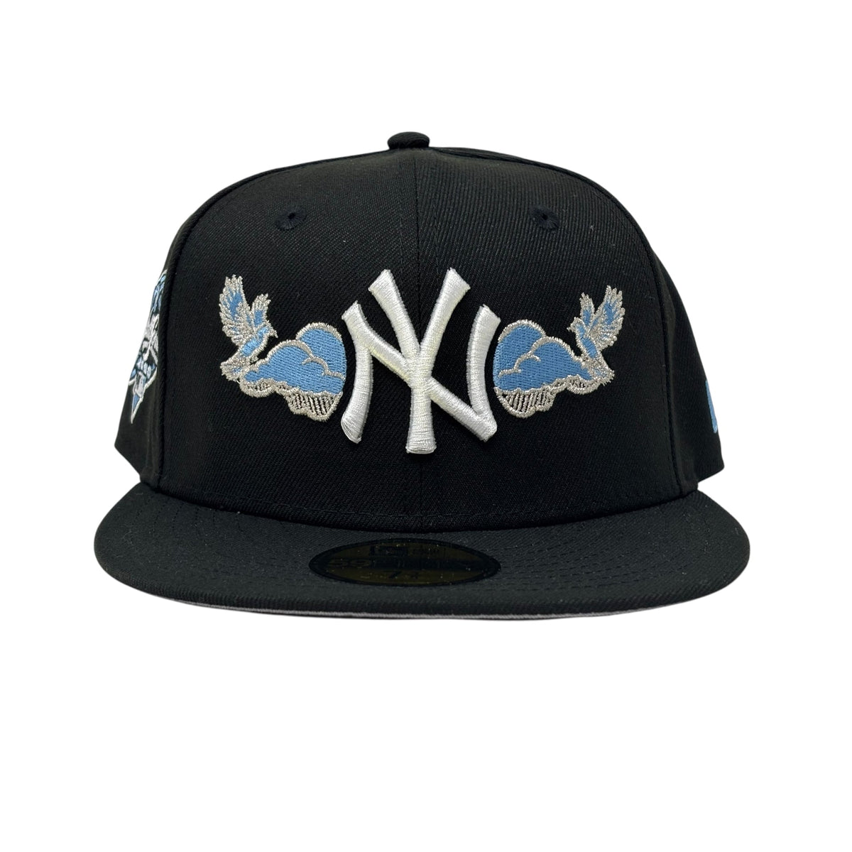 New York Yankees 2000 World Series Bird in the Cloud Fitted Hats-Black