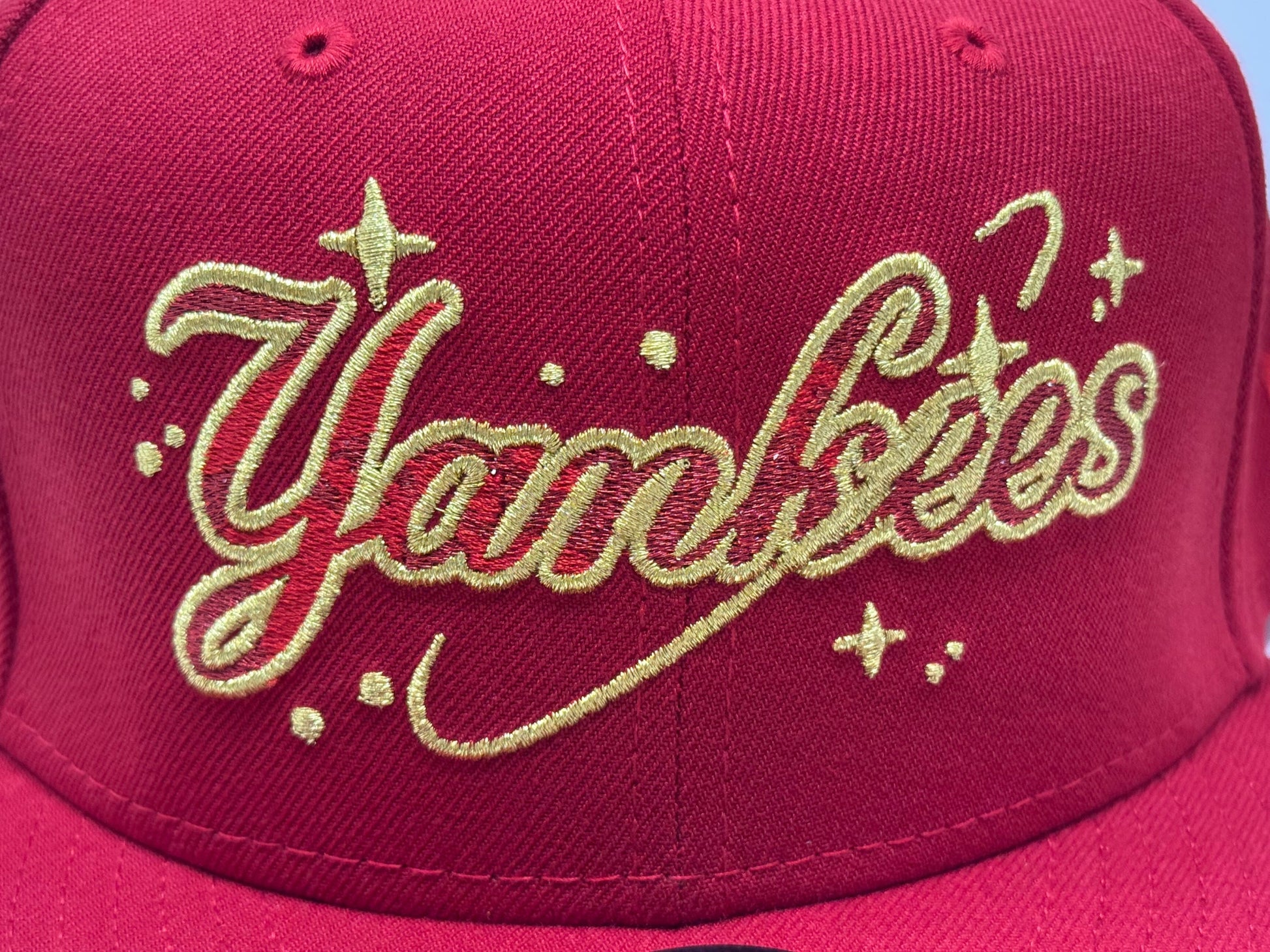 New York Yankees 2000 World Series Fitted Hats-Red
