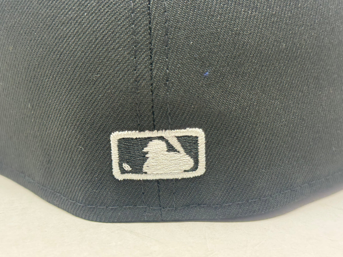 Los Angeles Dodgers Olympic Stadium Fitted Hats-Black Royal