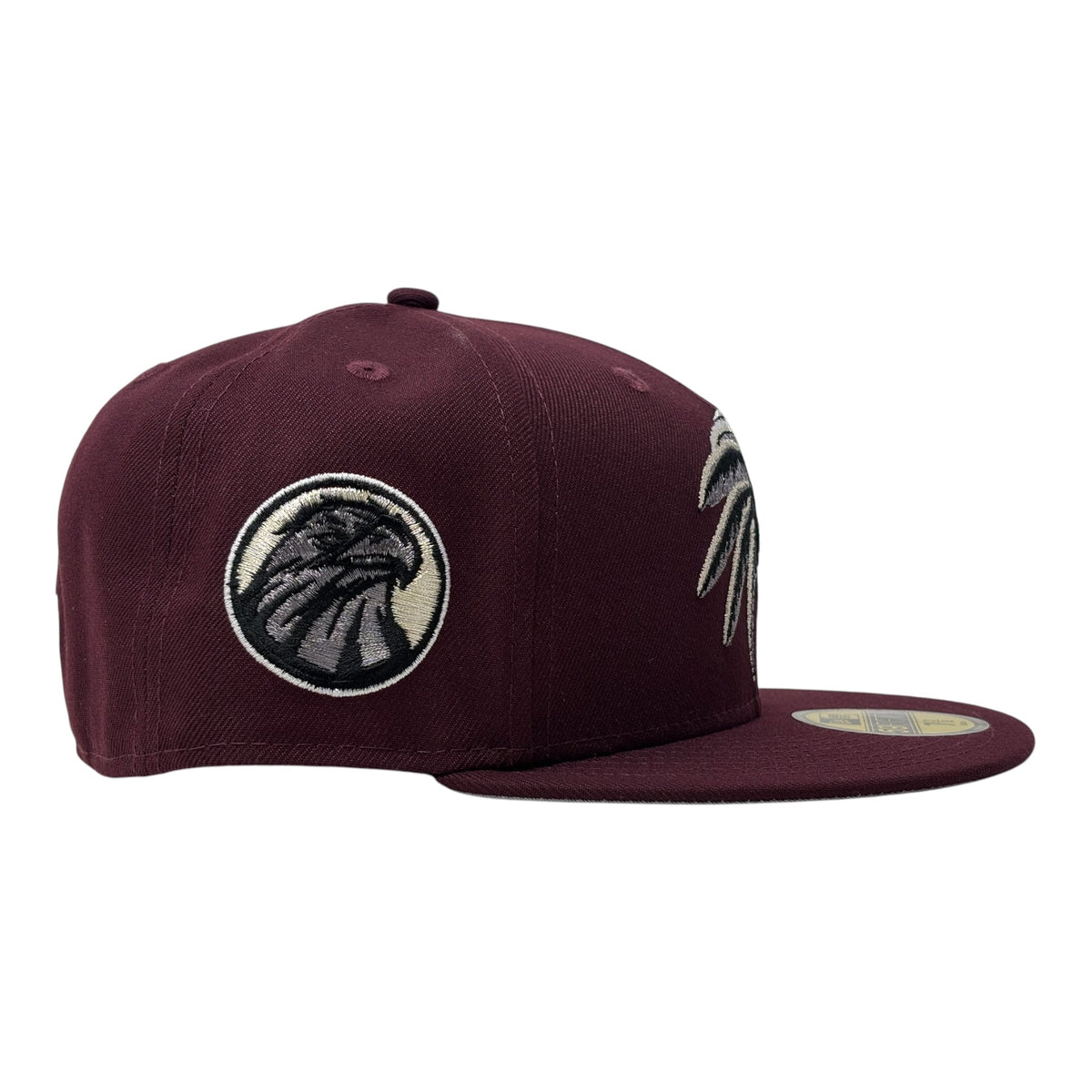 Aztec Skull Warriors New Era Fitted Hat-Maroon