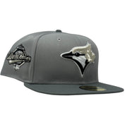 Toronto Blue Jays 1993 World Series Fitted Hats-Light Gray