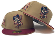 DETROIT TIGERS 1968 WORLD SERIES CHAMPIONS "ART CANVAS COLLECTION" PEACH BRIM NEW ERA FITTED HAT