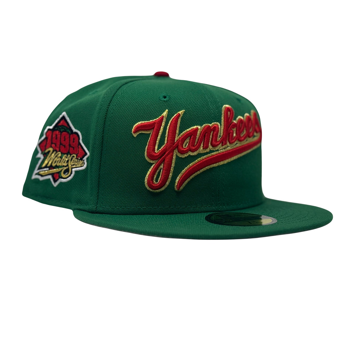 New York Yankees 1999 World Series Xmas Pack Green Fitted Hat