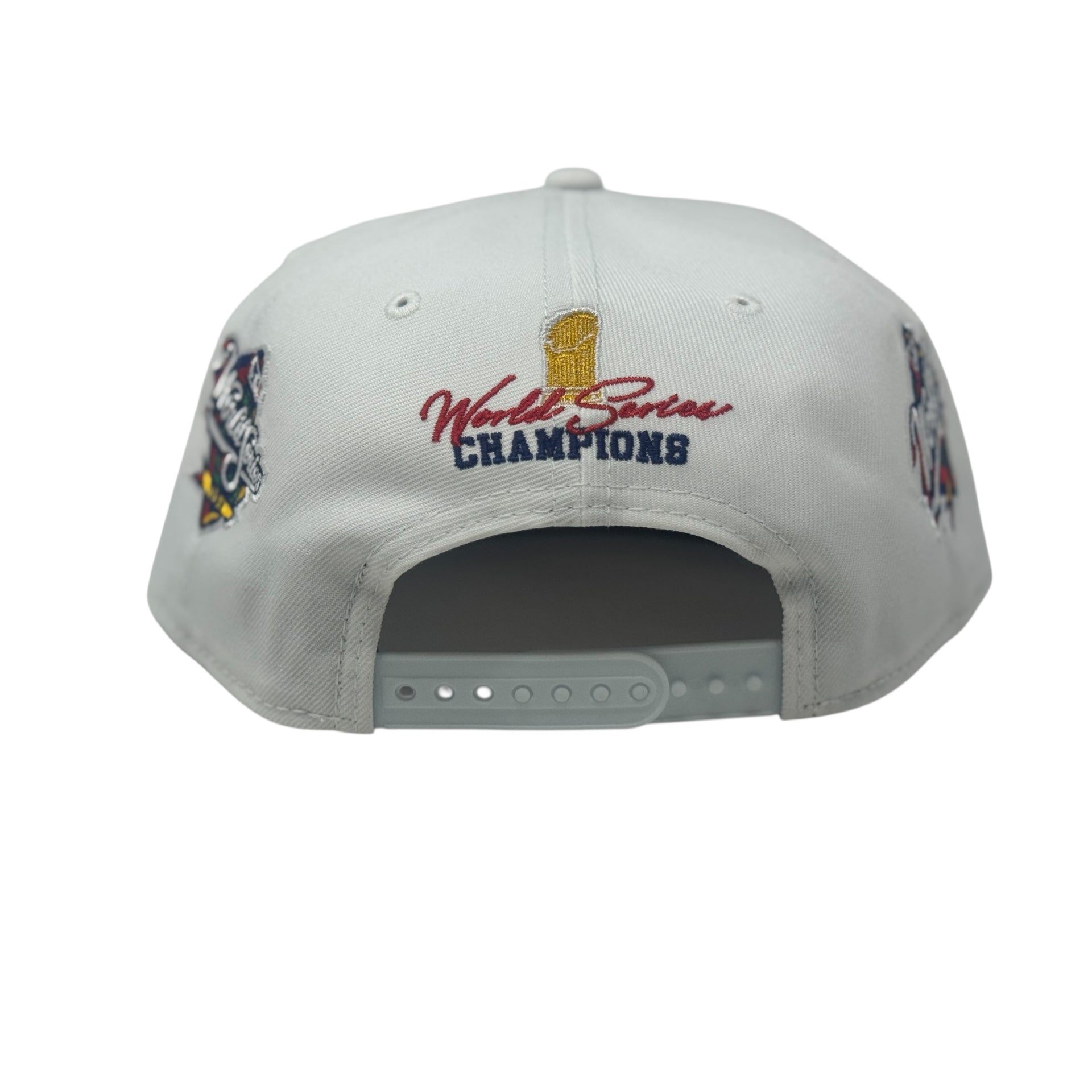 New York Yankees 27X Champions Multi Logo Snapback Hats-White