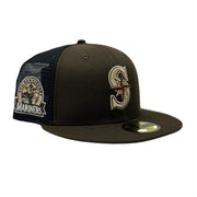 Seattle Mariners 30th Anniversary Walnut Trucker 5950 New Era Fitted Hat