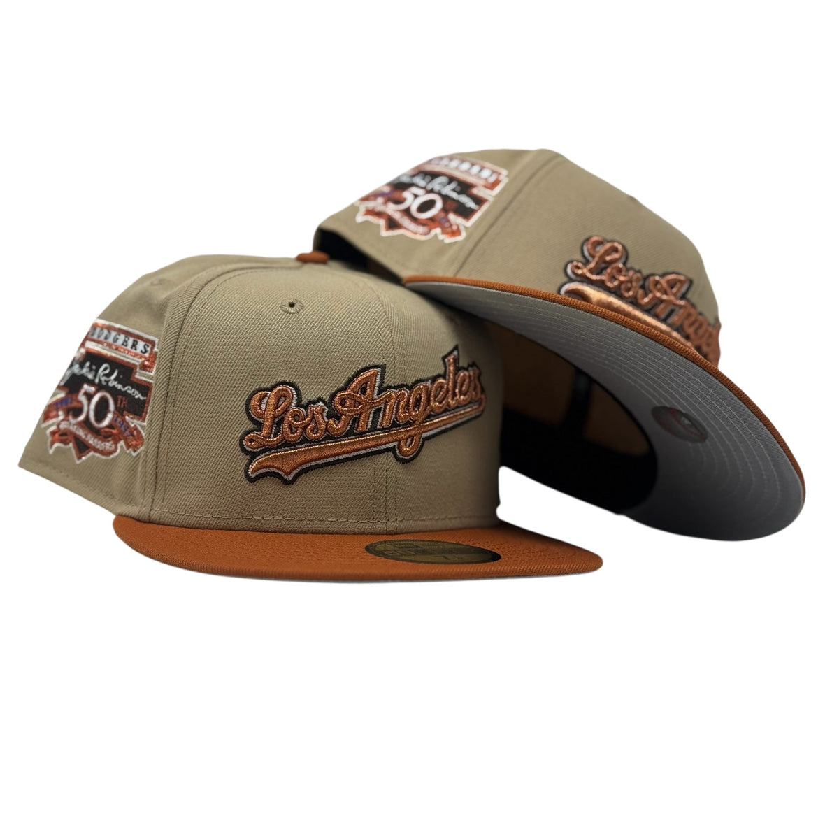 Los Angeles Dodgers Jackie Robinson 50th Anniversary 59Fifty New Era Fitted Hat
