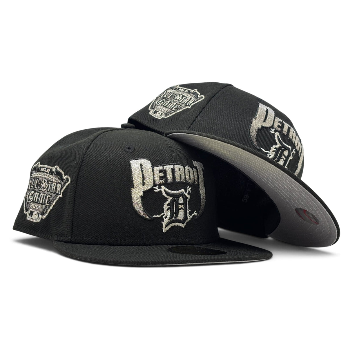Detroit Tigers 2005 All Star Game "Metallic Pack" New Era Fitted Hat-Black