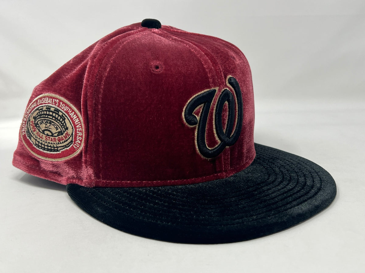 Washington Nationals 1962 All Star Game Velvet Collection New Era Fitted Hat