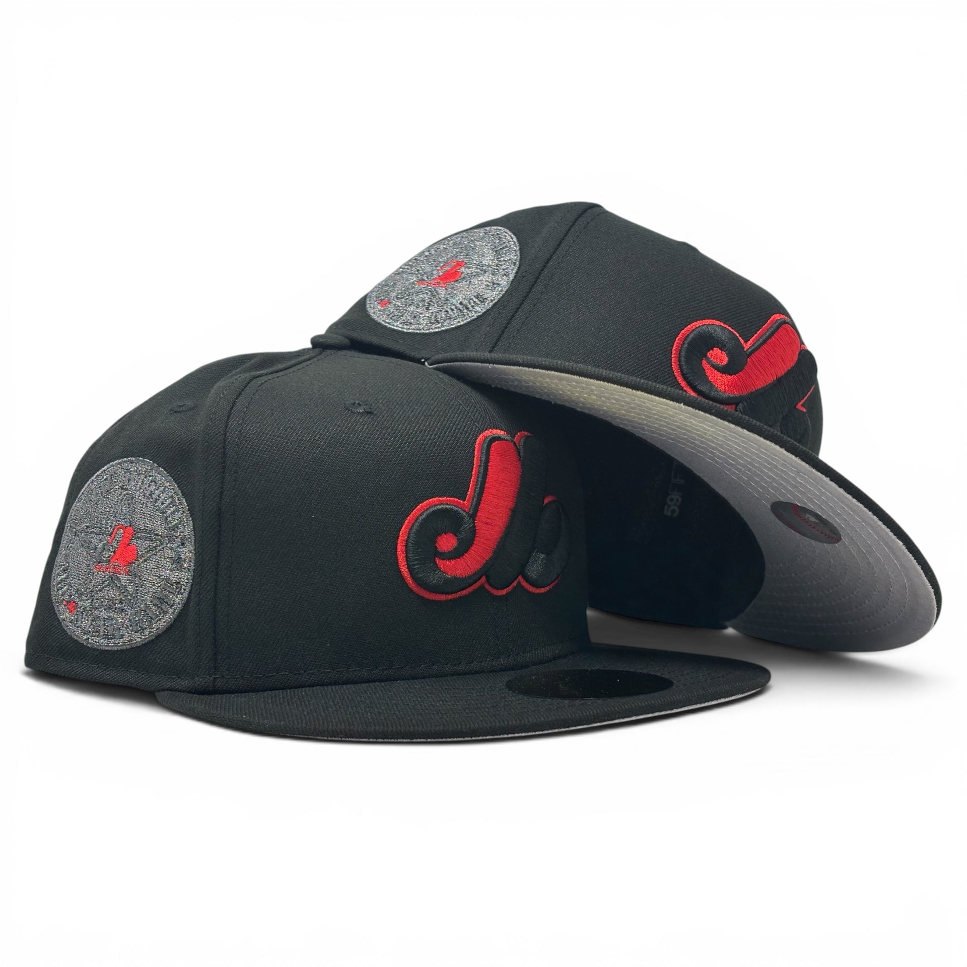 Montreal Expos 1982 All Star Game New Era  Fitted Hat- Black
