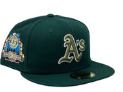 Oakland Athletics 40th Anniversary "Botanical Pack" 59Fifty New Era Fitted Hat