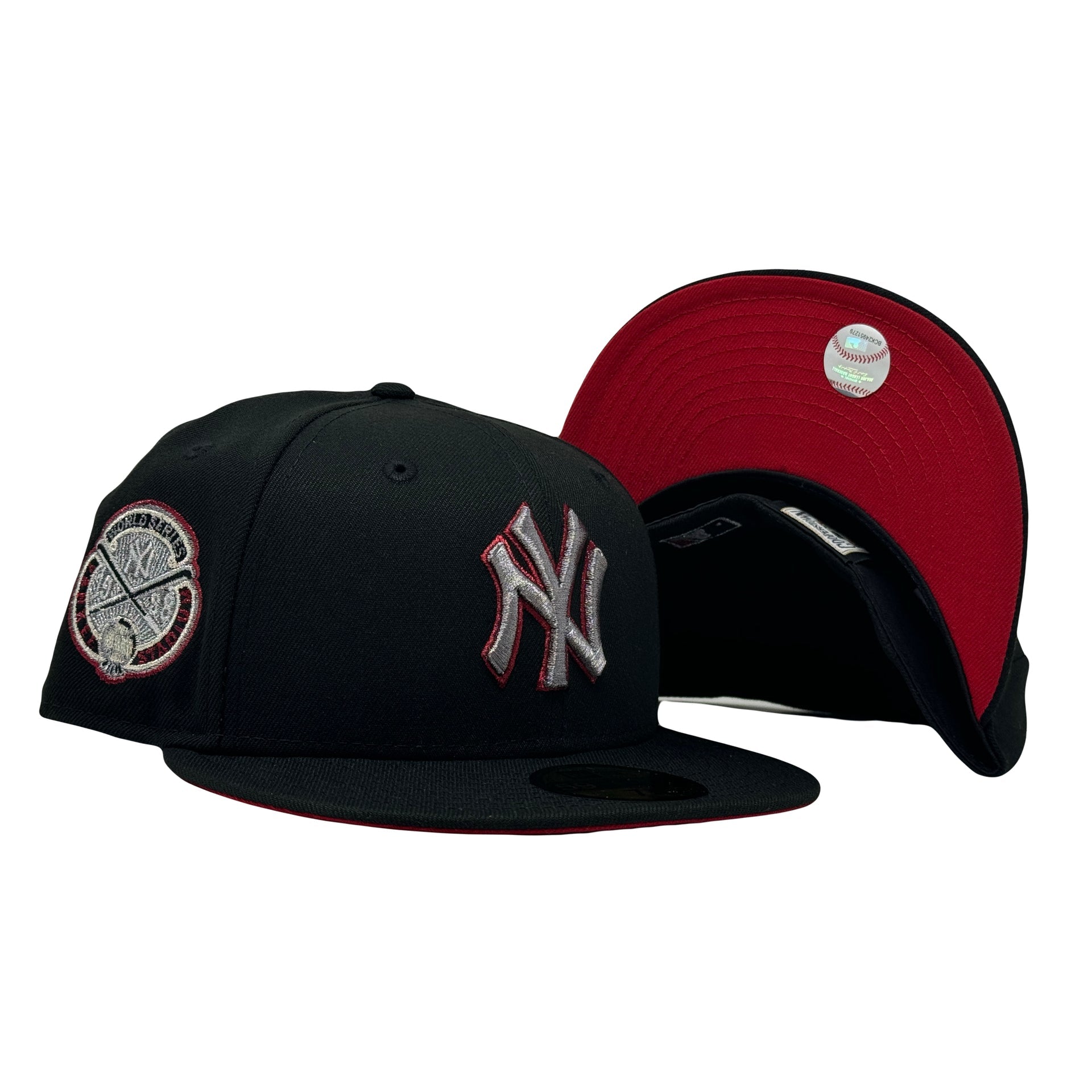New York Yankees 1938 World Series "Metallic Pack" Red Brim 59Fifty New Era Fitted Hat