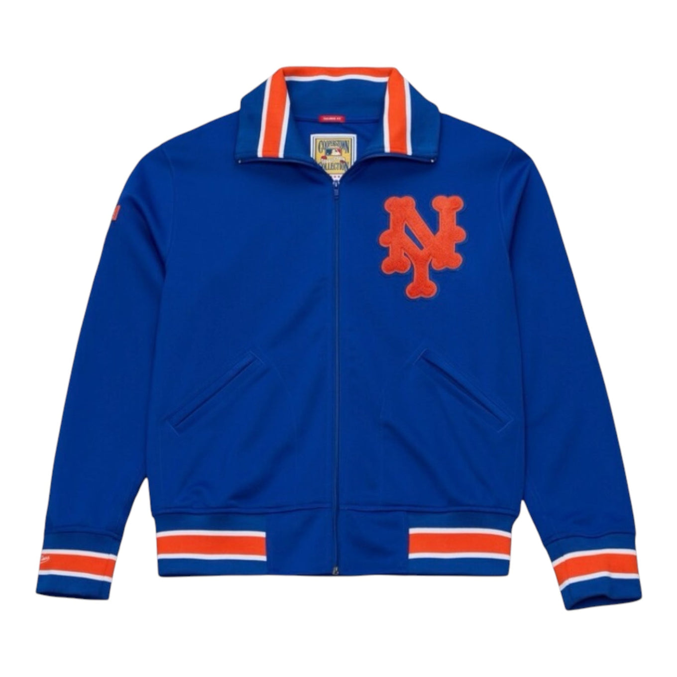 New York Mets 1986 Authentic BP Full-Zip Jacket Royal Blue
