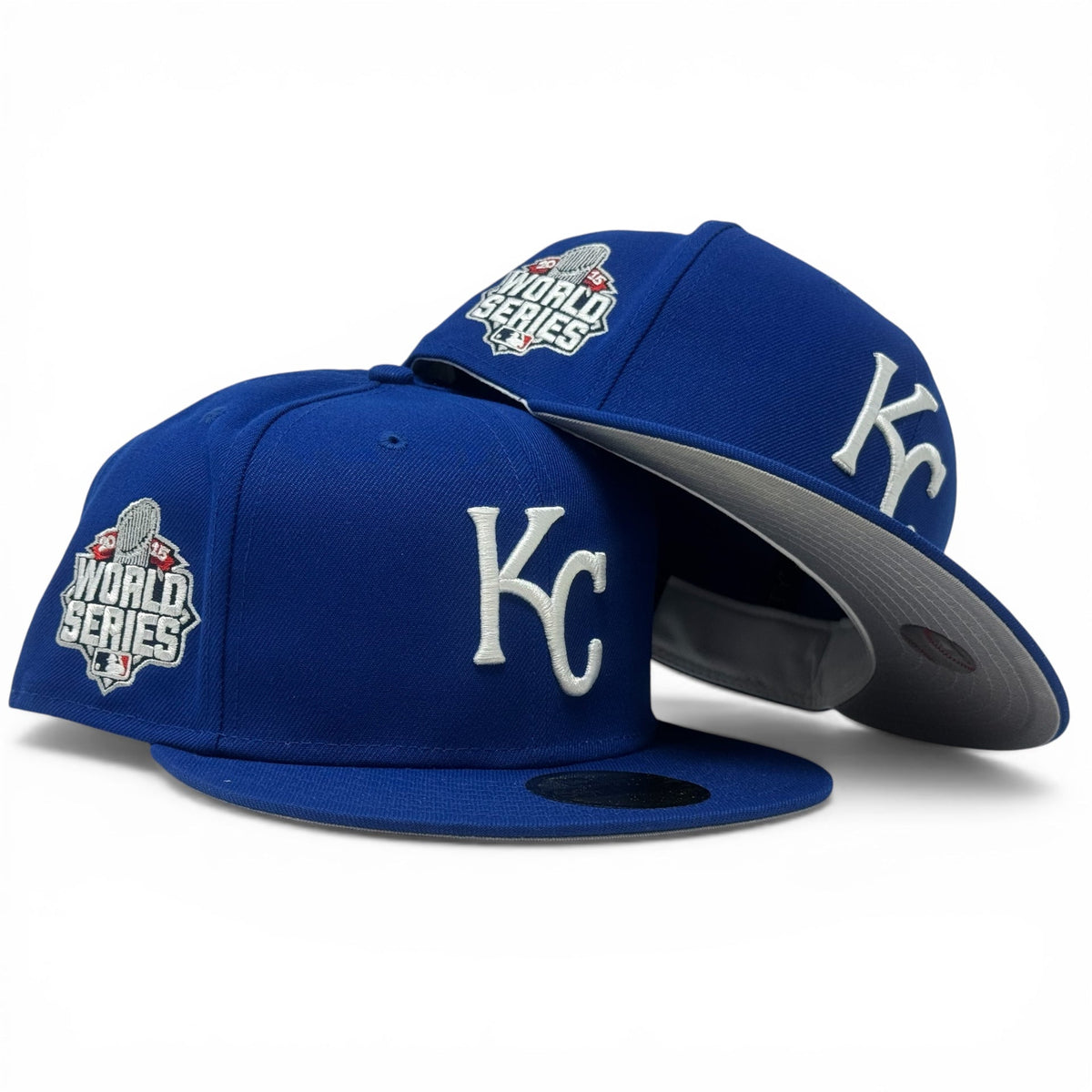 Kansas City Royals 2015 World Series Fitted Hat-Royal