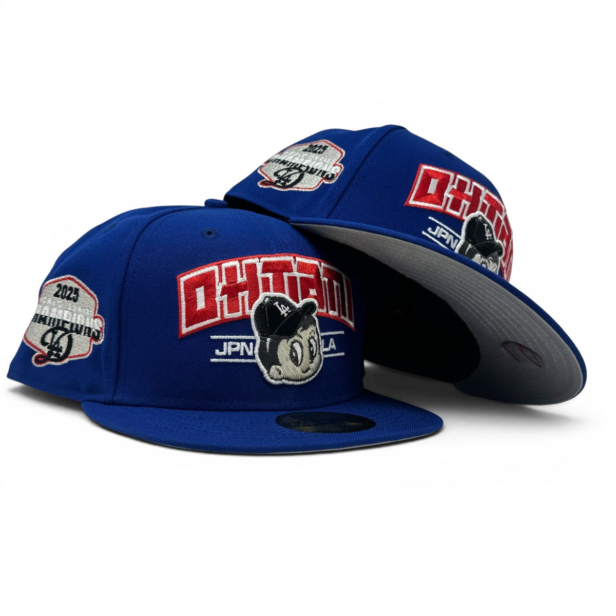 Los Angeles Dodgers 2025 World Series Champions Fitted Hats-Royal