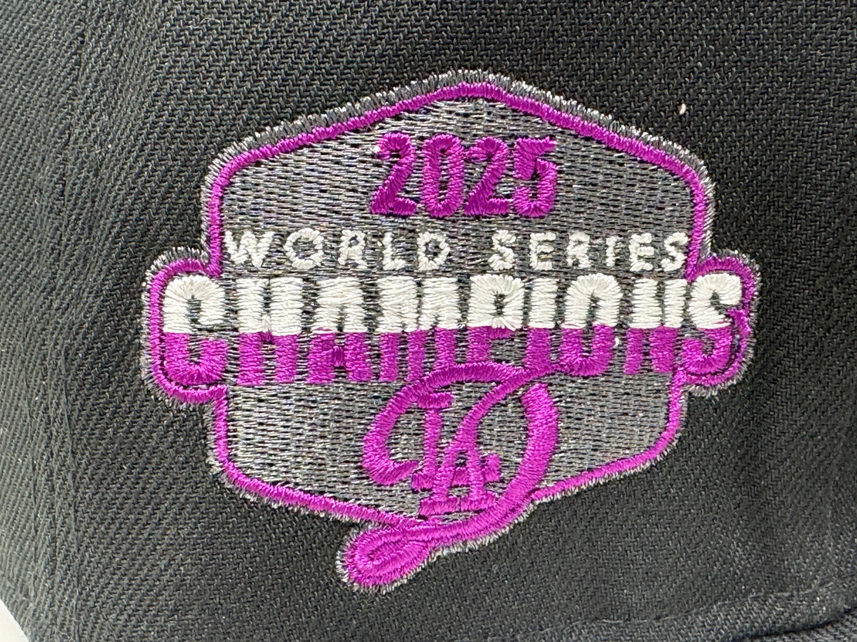 Los Angeles Dodgers 2025 World Series Champions Purple Brim Fitted Hats