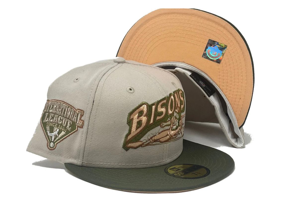 Buffalo Bisons International League "Autumn 22" Pack Peach Brim New Era Fitted Hat