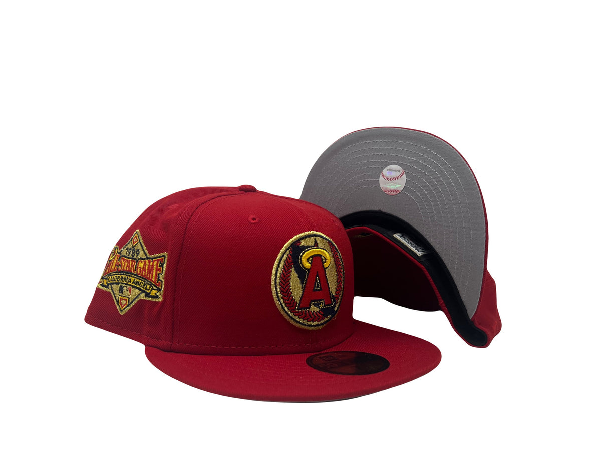 Red California Angels 1989 All Star Game Red New Era Fitted Hat