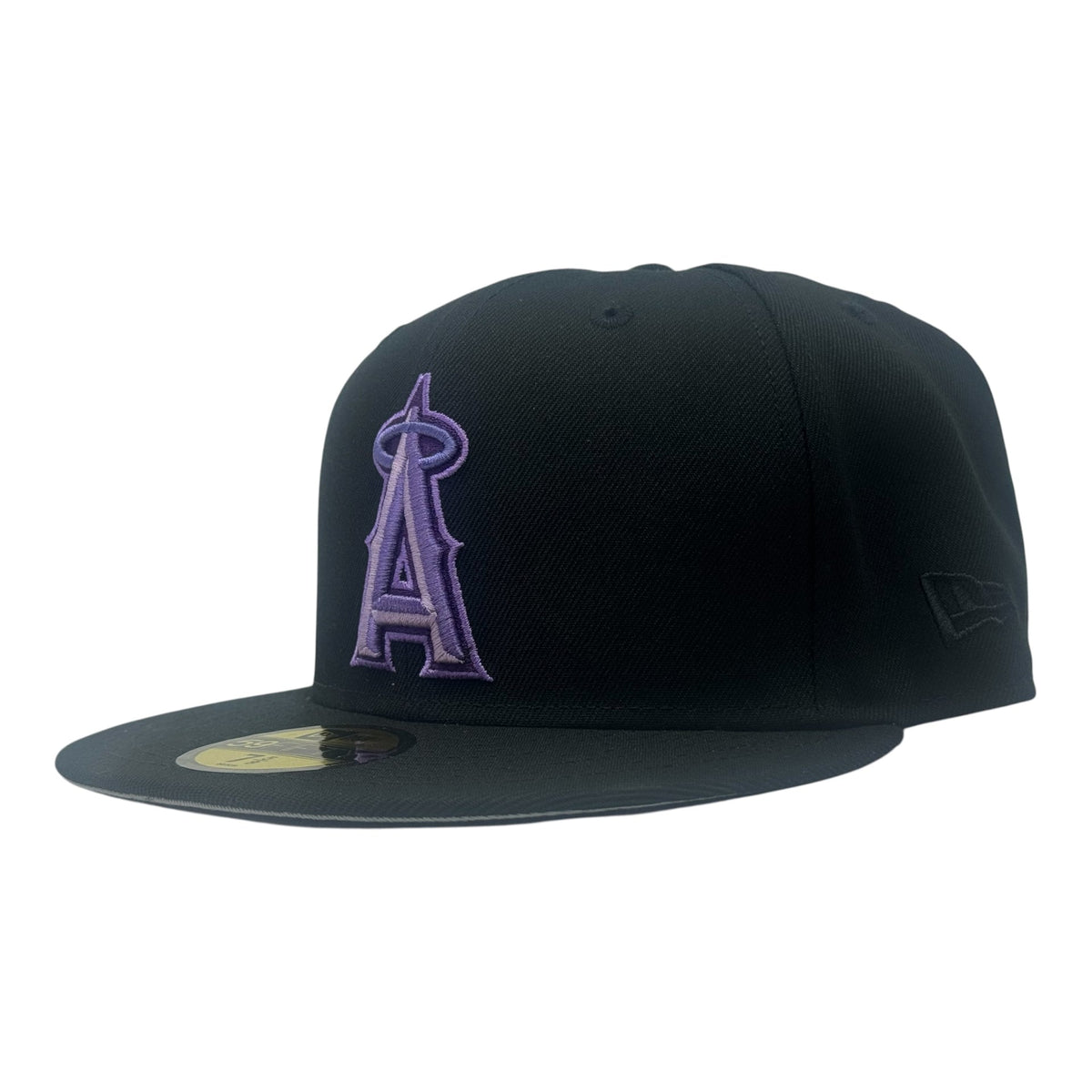 Los Angeles Angels 35th Anniversary Grape Pack Fitted Hats-Black