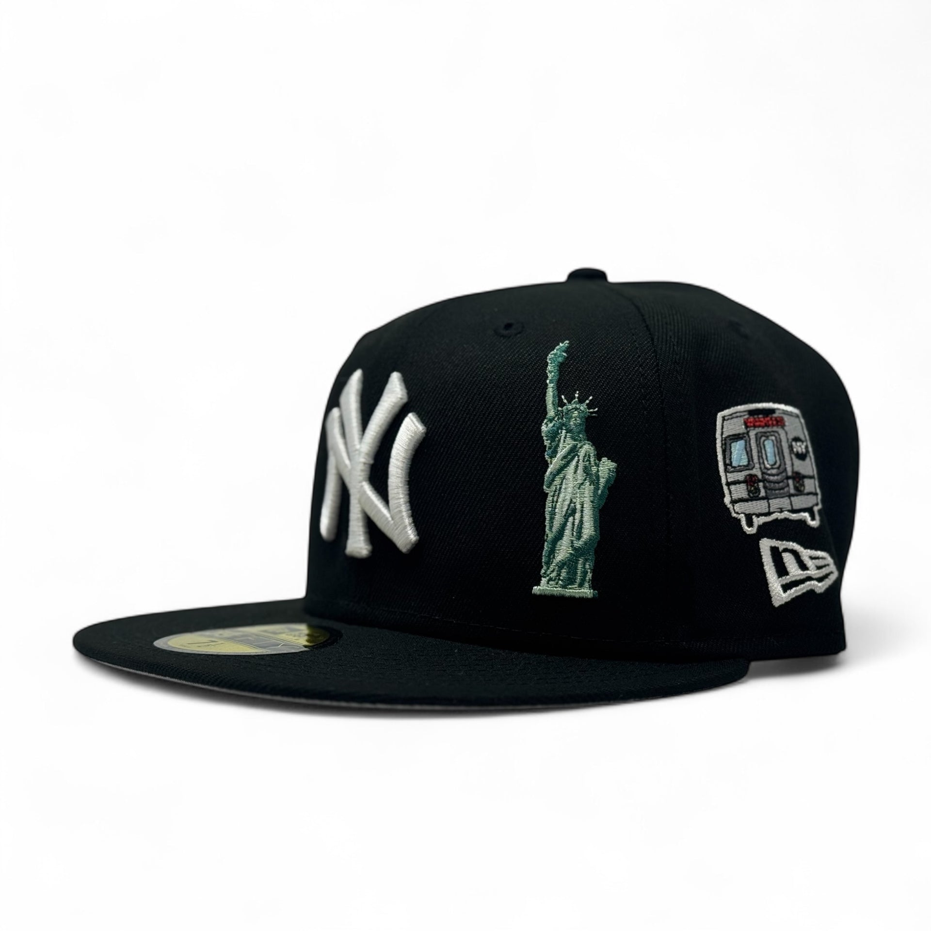 New York Yankees City Transit New Era Fitted Hats-Black