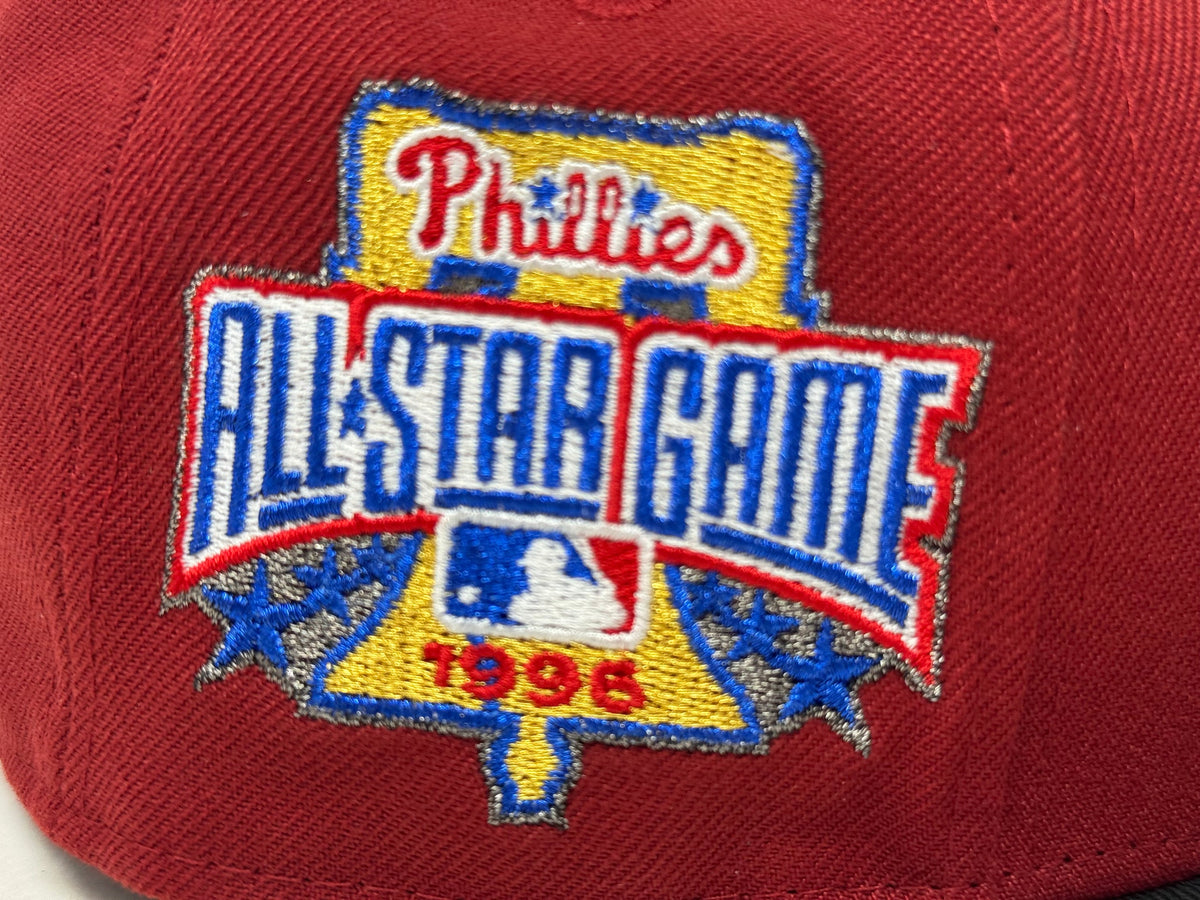 Philadelphia Phillies 1996 All Star Game Brick Red Fitted Hats