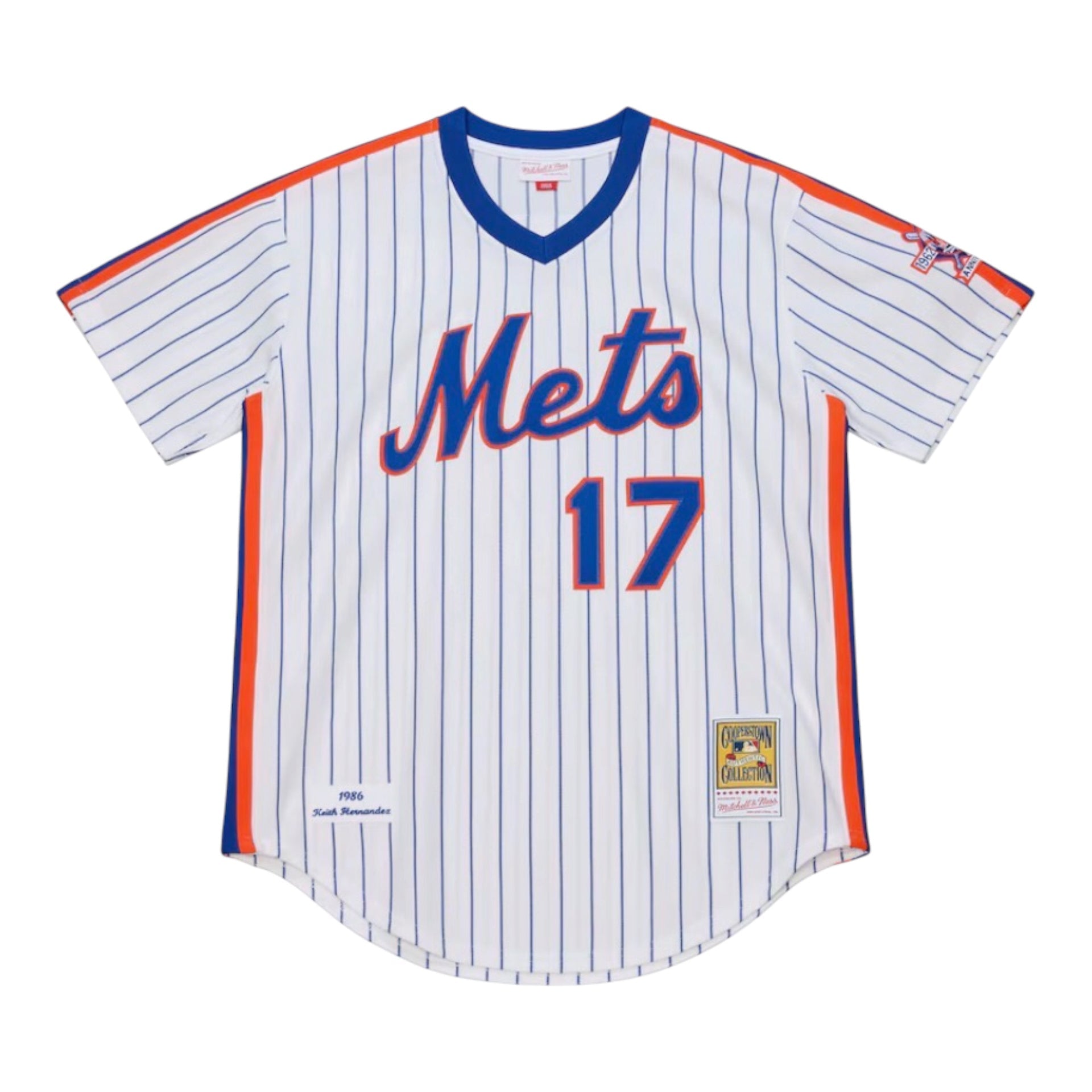 Keith Hernandez New York Mets 1986 White Authentic Jersey