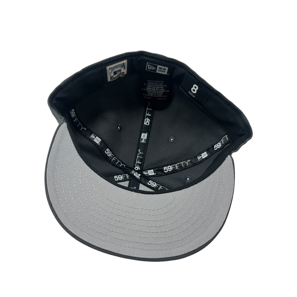 New York Yankees 1999 World Series New Era Fitted Hat-Dark Gray