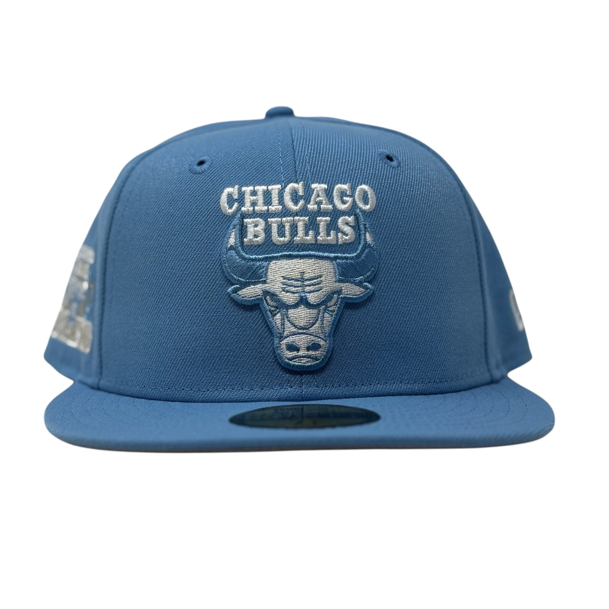 Chicago Bulls 6X NBA Champions Fitted Hat -Sky Blue