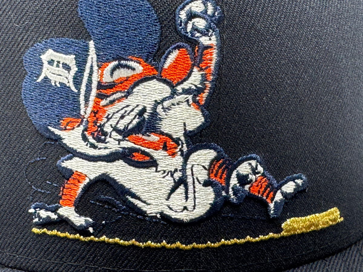 Detroit Tigers 2005 All Star Game Sliding Kitty New Era Fitted Hat-Navy