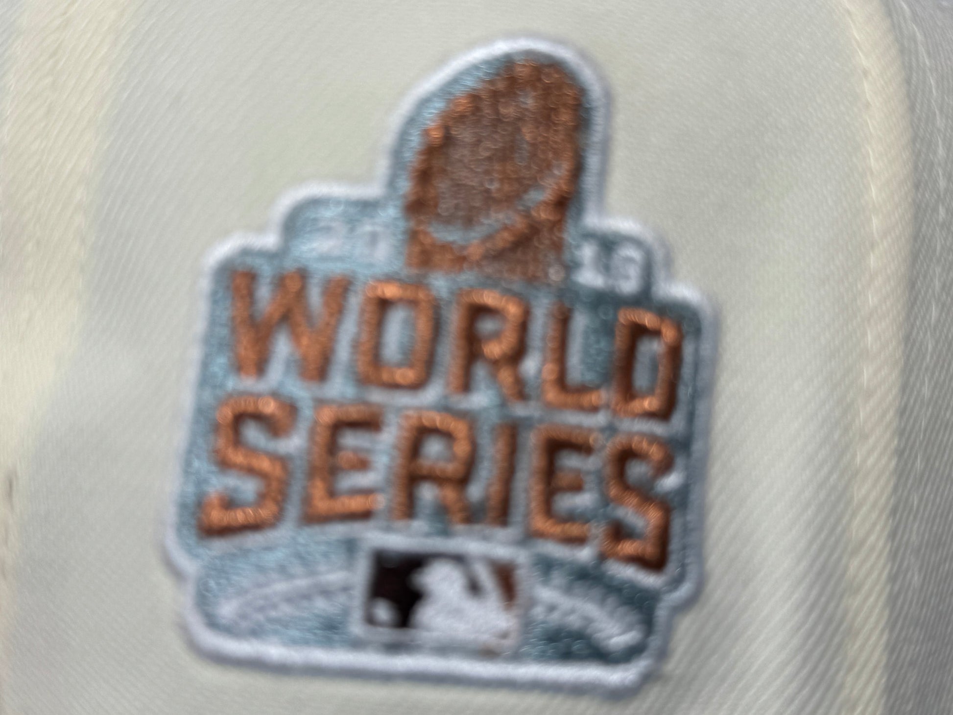 Chicago Cubs 2016 World Series Off White Walnut Visor New Era Fitted Hats