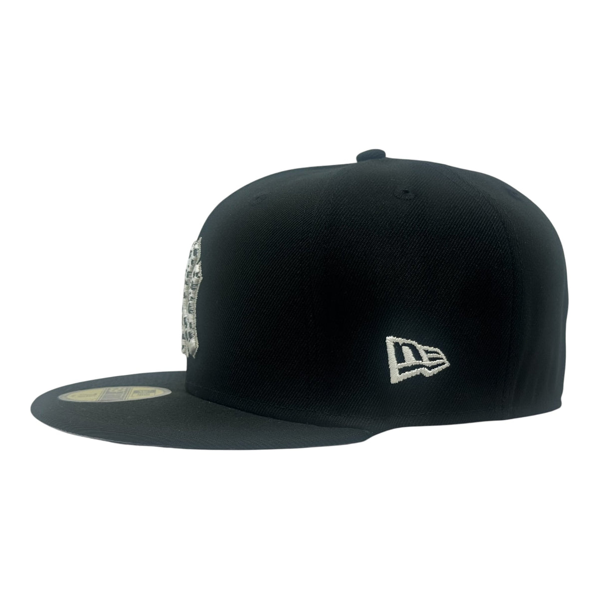 New York Yankees 75th Anniversary "Cow Print" Fitted Hat -Black