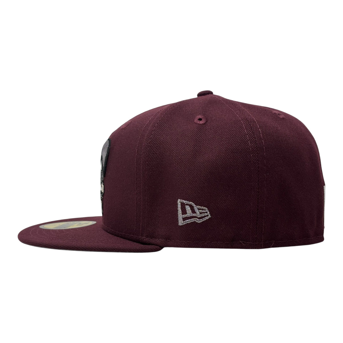 Aztec Skull Warriors New Era Fitted Hat-Maroon