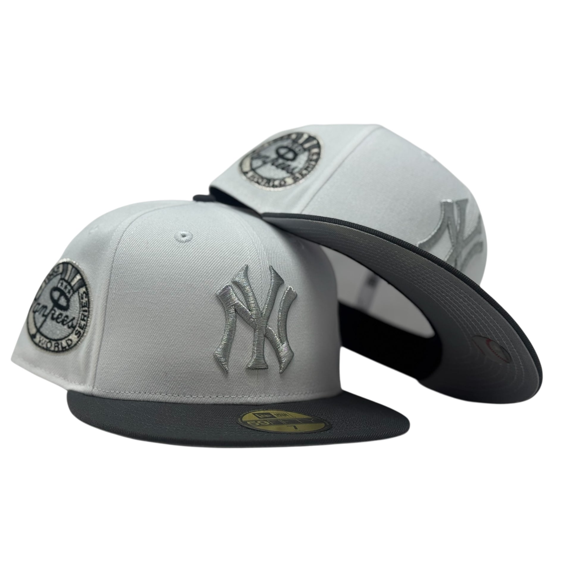 New York Yankees 1962 World Series Fitted Hat-White Dark Gray