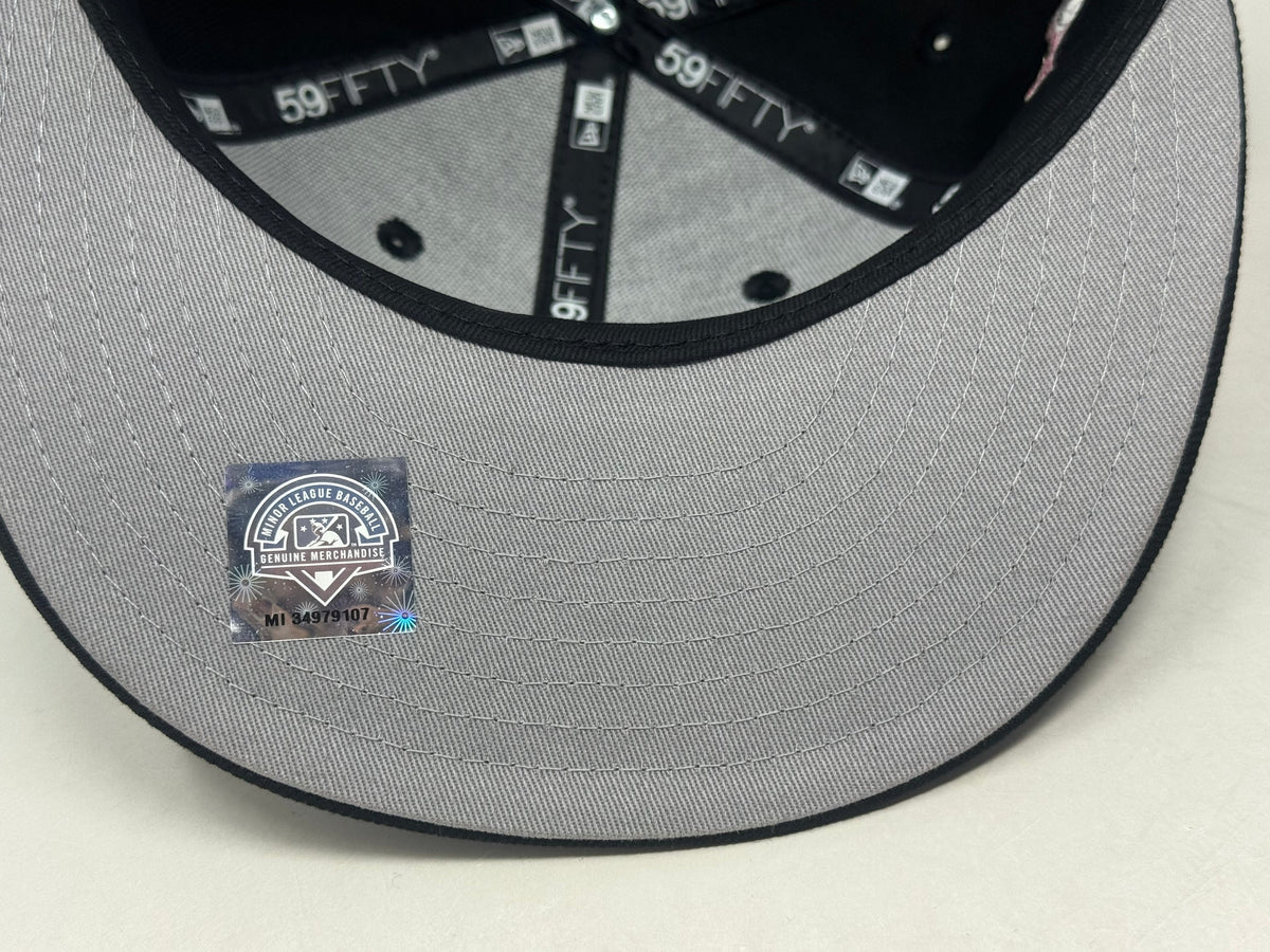 Memphis Red Birds Minor League New Era Fitted Hat-Black Lava