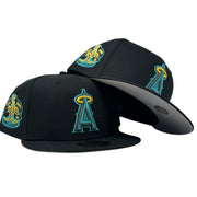 Los Angeles Angels 35th Anniversary Fitted Hats to Match Gamma 11