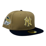 New York Yankees 1999 World Series Camel/ Navy 5950 New Era Fitted Hat