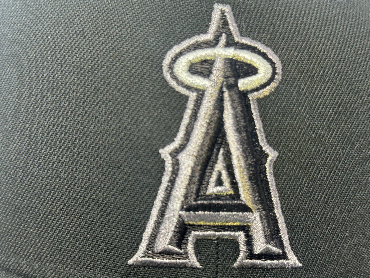 Los Angeles Angels 50th Anniversary New Era Fitted Hats-Black