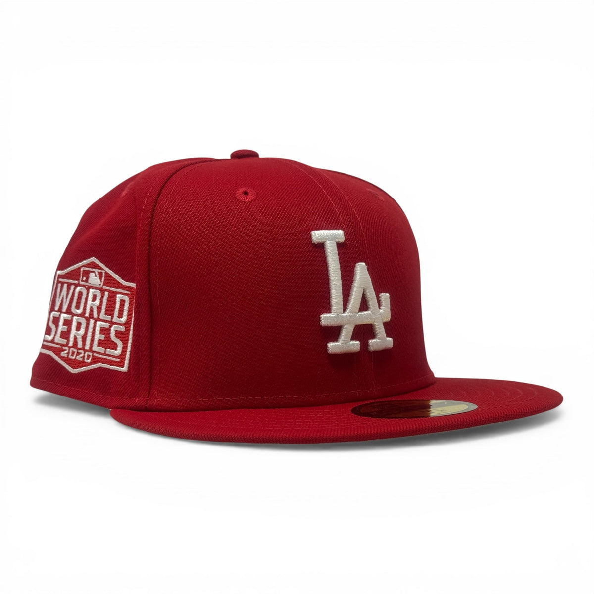 Los Angeles Dodgers 2020 World Series Fitted Hats-Red