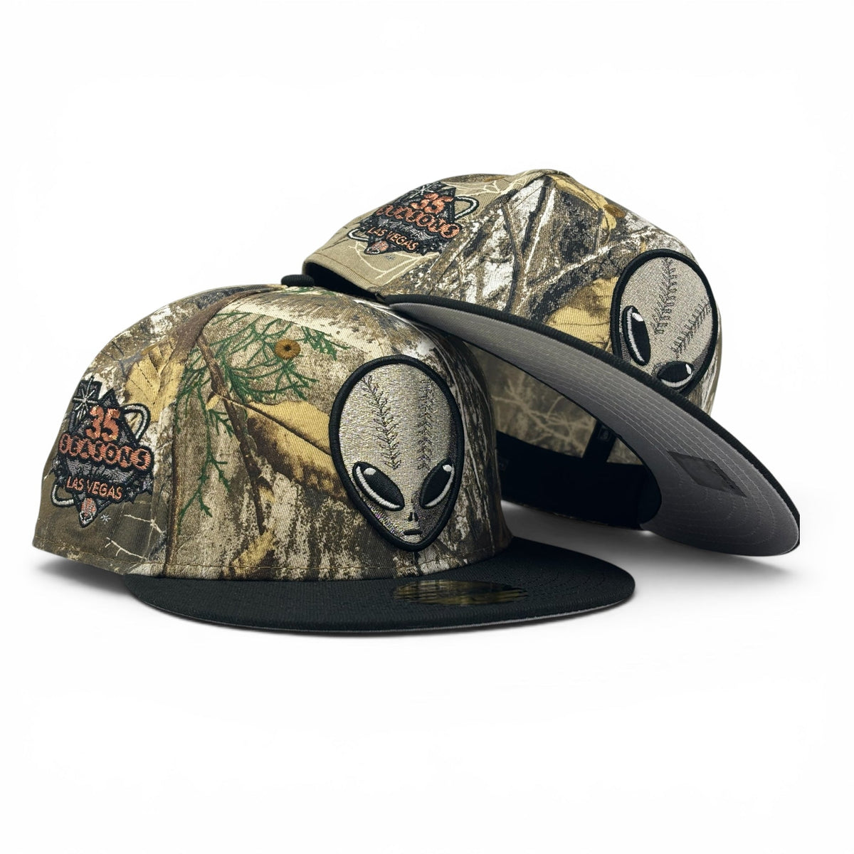 Las Vegas 51s Alien 35th Seasons Real Tree Edition 59Fifty Fitted Hat
