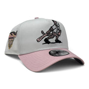 Detroit Tigers 2000 All Star Game New Era A-Frame Snapback Hat-White Pink