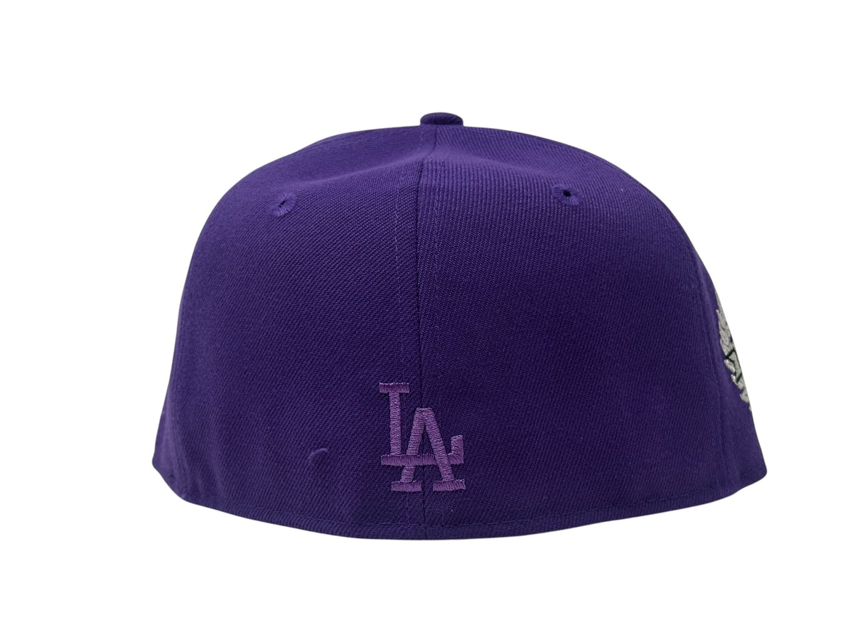 Los Angeles Dodgers 2025 World Champions Fitted Hat-Purple