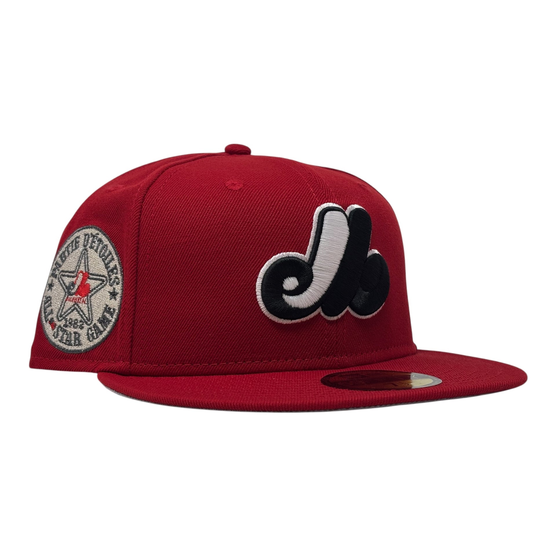 Montreal Expos 1982 All Star Game Fitted Hats-Red