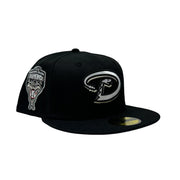 Arizona Diamondbacks 1998 Inaugural Season Sneaker Pack Black 59Fifty New Era Fitted Hat