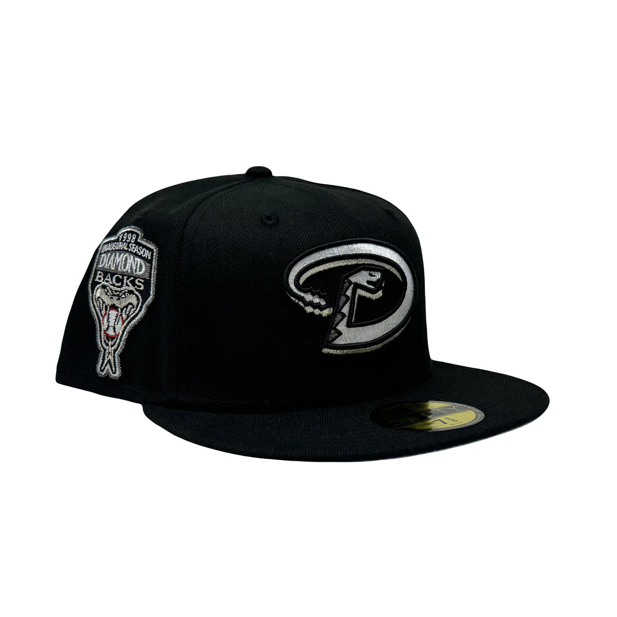 Arizona Diamondbacks 1998 Inaugural Season Sneaker Pack Black 59Fifty New Era Fitted Hat