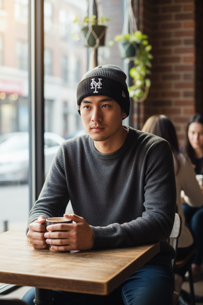 Mets Merino Wool Beanie