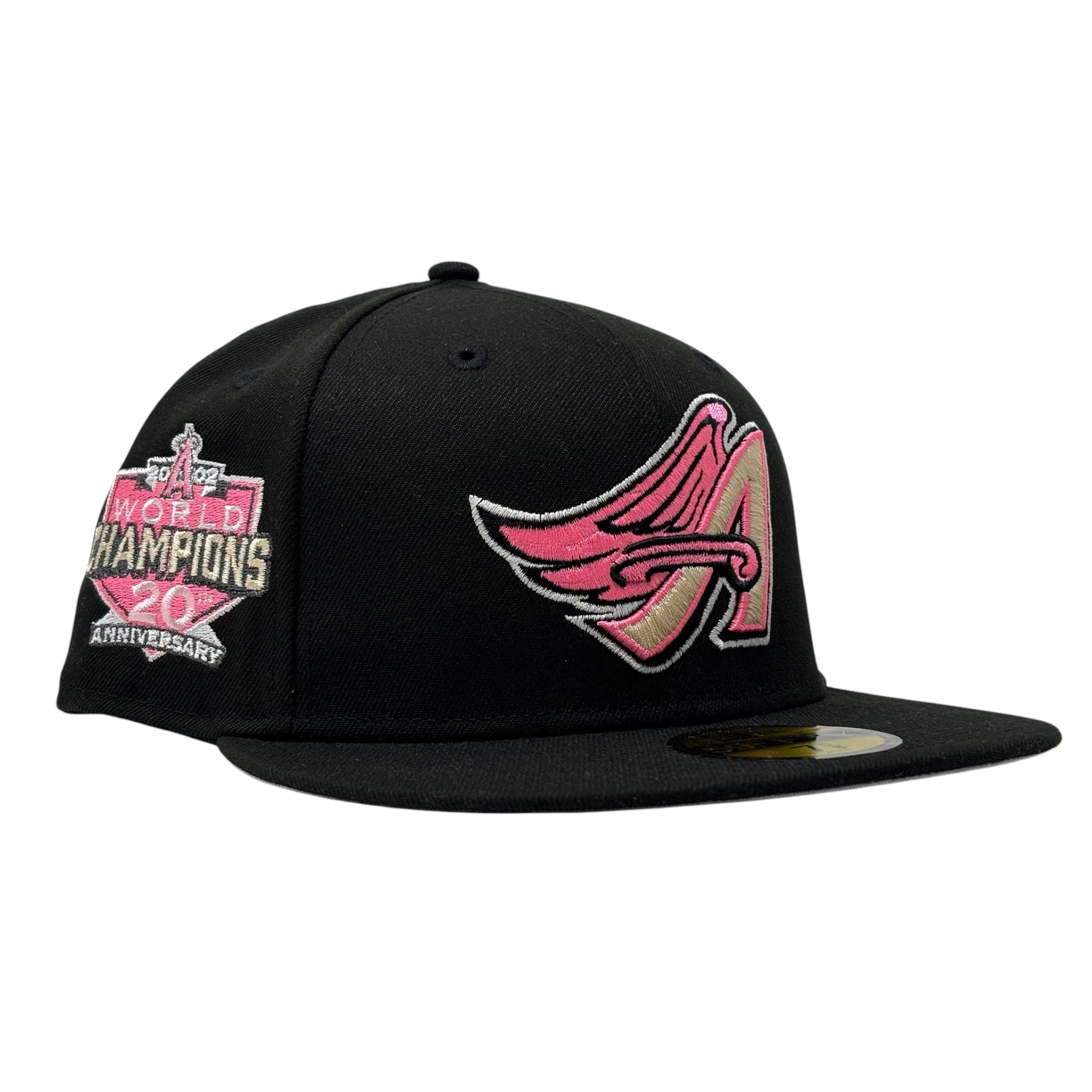 Los Angeles Angels 59Fifty New Era Fitted Hats-Black