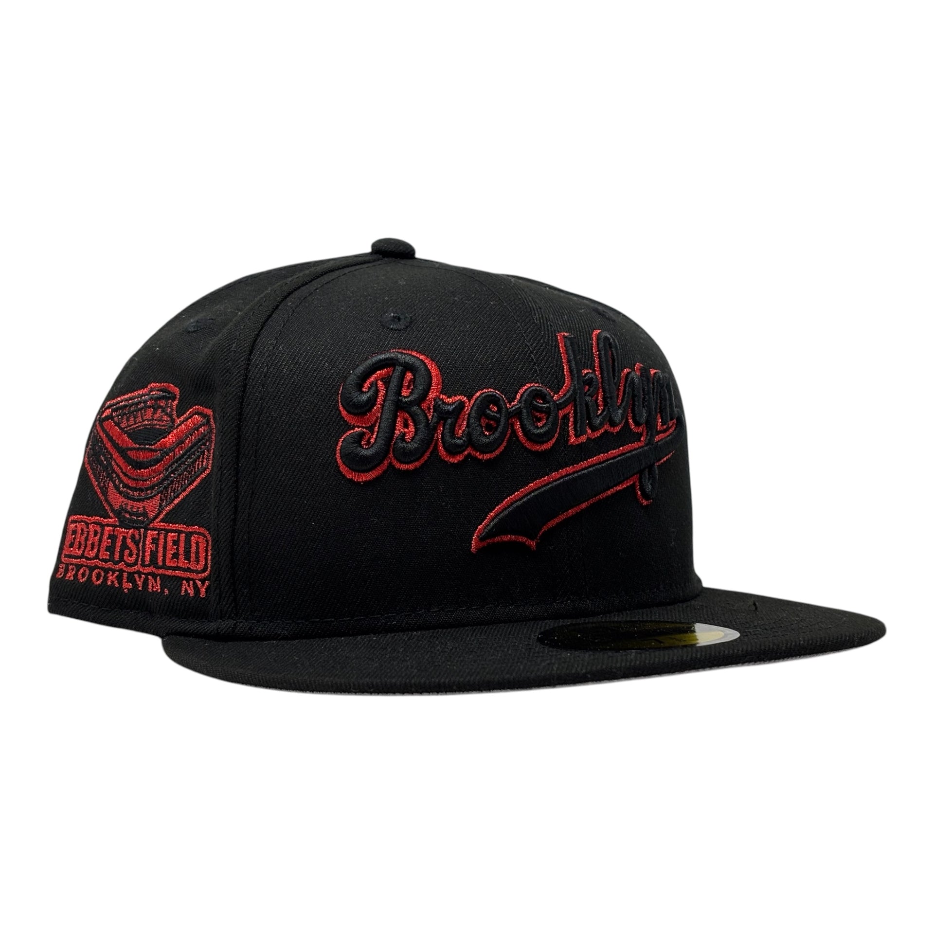 Brooklyn Dodgers Ebbets Field "Cherry Pack" New Era Fitted Hat-Black