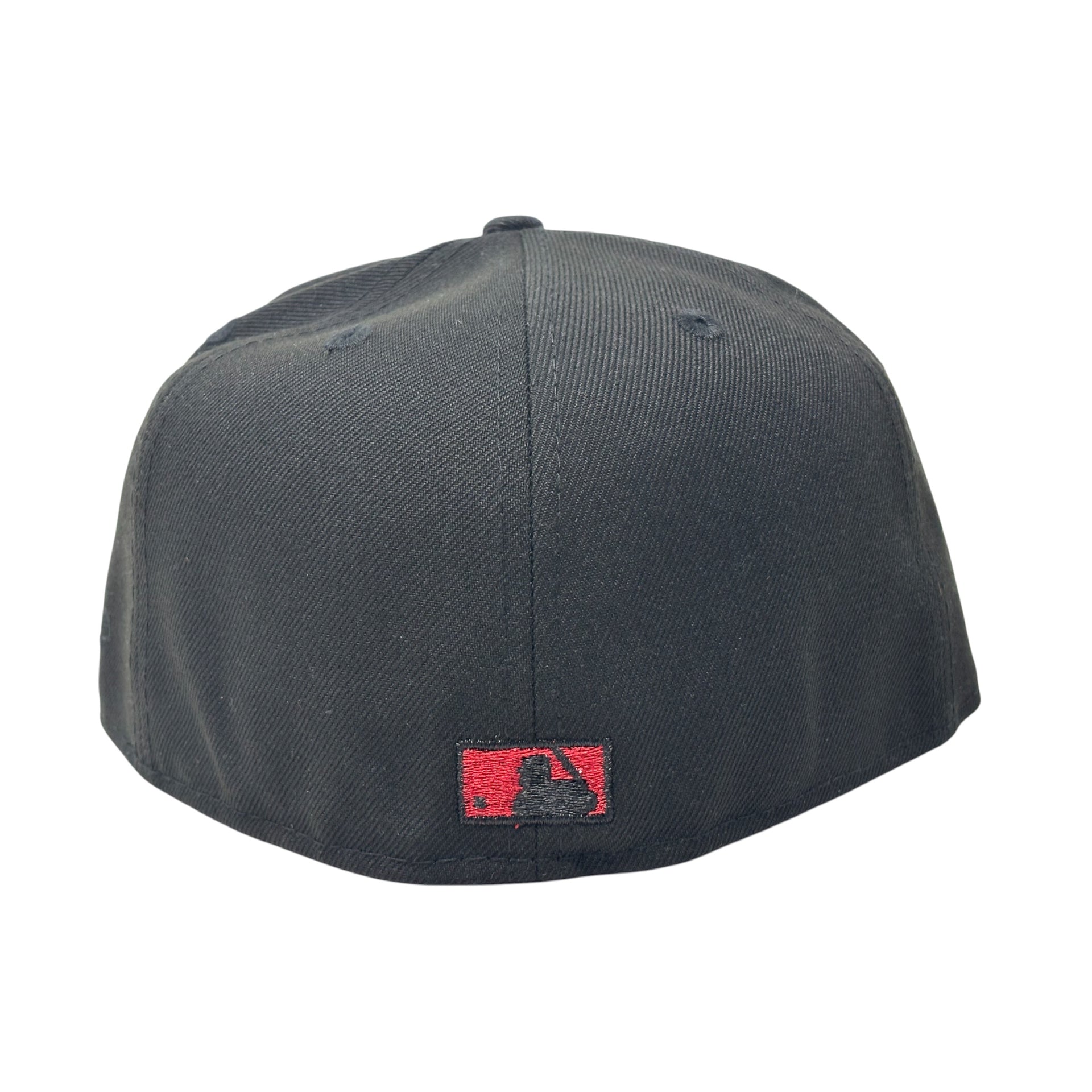 Chicago Cubs Be Alert Foul Ball New Era Fitted Hats-Black Red